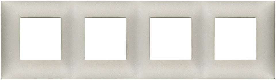 Vimar Neve Up 09668.22 Plate 8M (2+2+2+2) x71 TP Mat Nikel