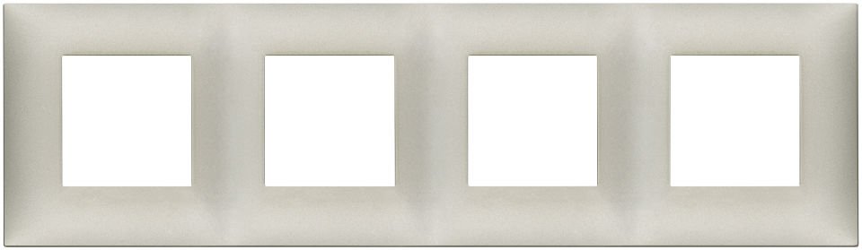 Vimar Neve Up 09668.22 Plate 8M (2+2+2+2) x71 TP Mat Nikel