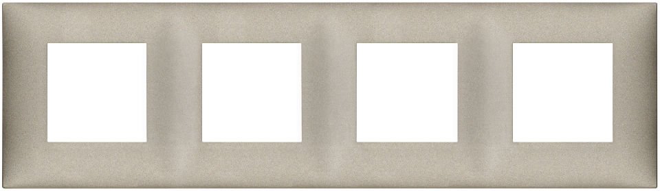 Vimar Neve Up 09668.23 Plate 8M (2+2+2+2) x71 TP Mat Titanyum