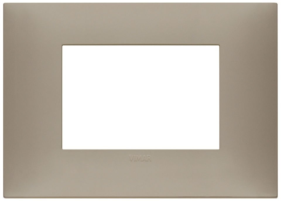 Vimar Neve Up 09673.12 3M Çerçeve TP Mat Boz Kahverengi