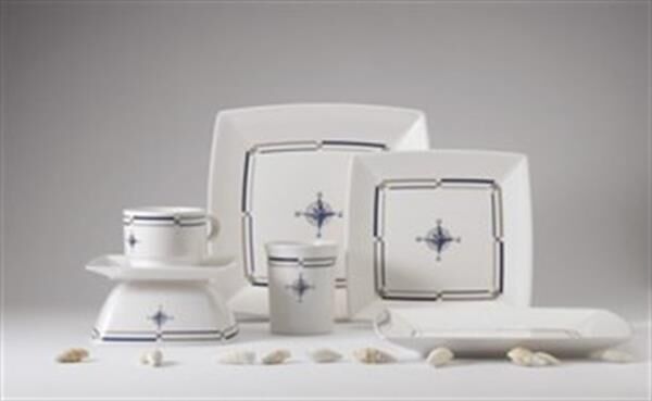 Quadrato Compass Yemek Tabağı