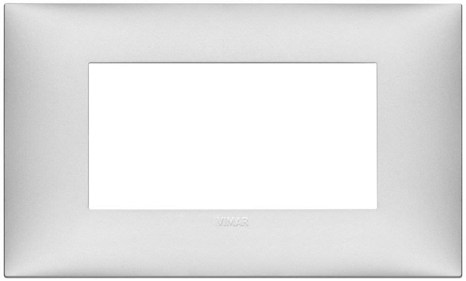 Vimar Neve Up 09674.21 4M Çerçeve TP Mat Gümüş