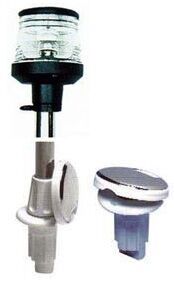 Direkli Silyon Feneri 12 V Siyah