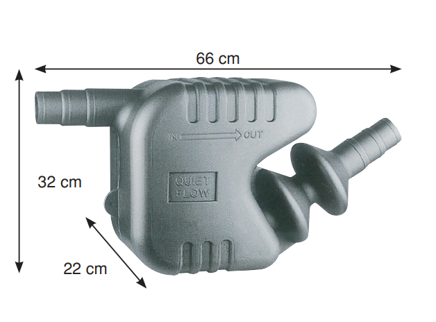 Waterlock Egzoz Sistemi Çap 55-60-65 mm 20 Lt 2,8 Kg