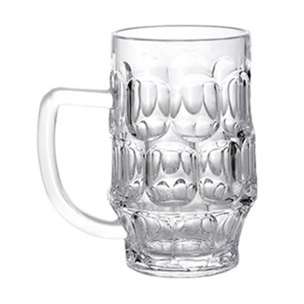 Bira bardağı, kulplu, 500 cl, polikarbonat. 2set