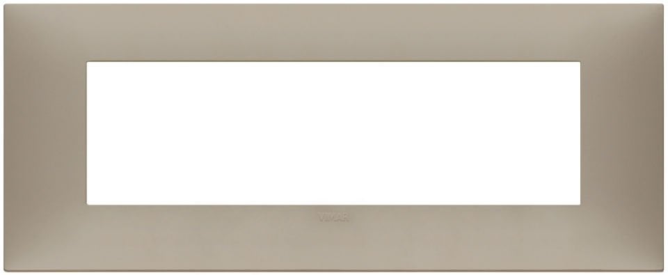 Vimar Neve Up 09677.12 7M Çerçeve TP Mat Boz Kahverengi