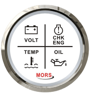Mors Alarm Gösterge Seti 4’lü 12-24 V