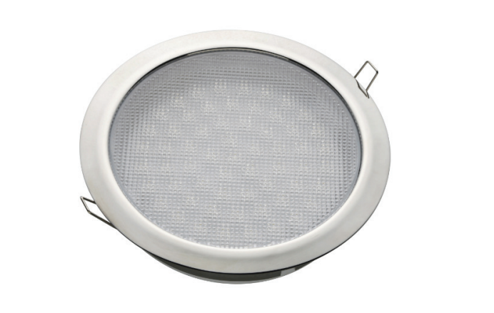 Krom Gömme Spot 24 V, Gün Işığı, 60 Ledli