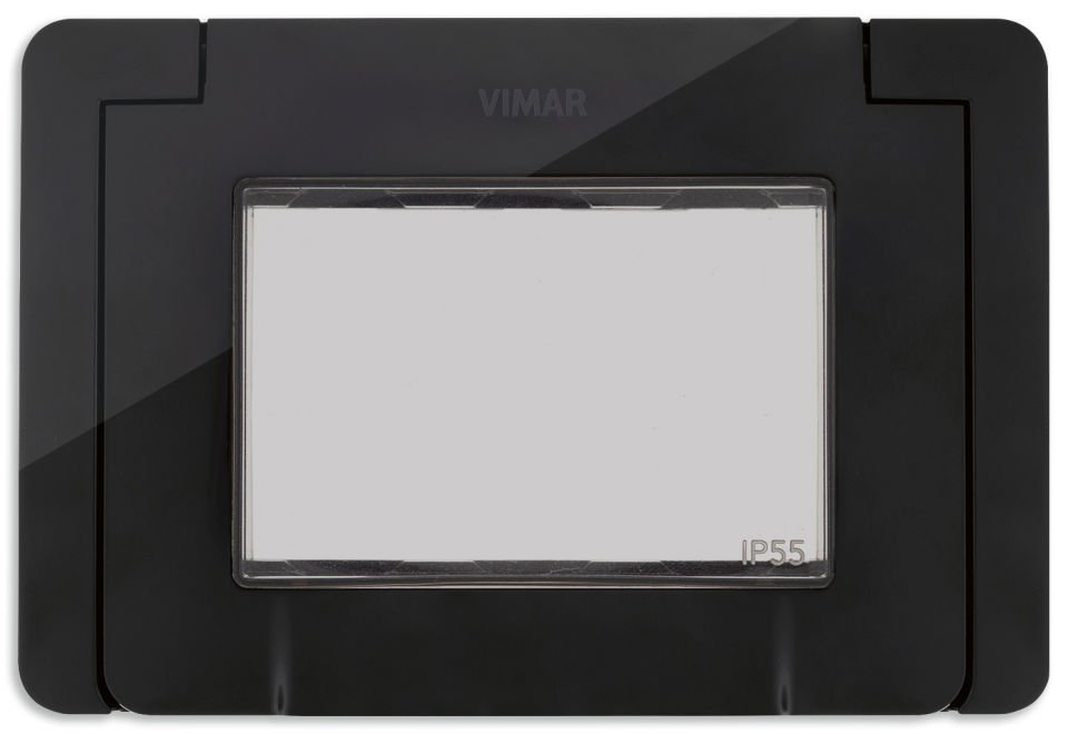 Vimar Neve Up 09913.04 IP55 Cover 3M+ Screws Black