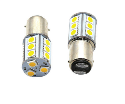 18 Led'li Ampul Beyaz Çapraz Tırnak 9-30 V