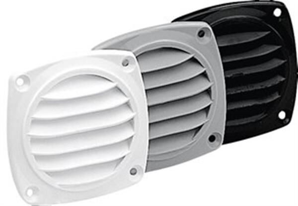 Plastik havalandırma, beyaz 82x82mm