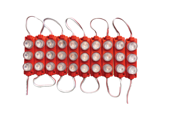 Parmak Led Kırmızı 10 'lu 12  V