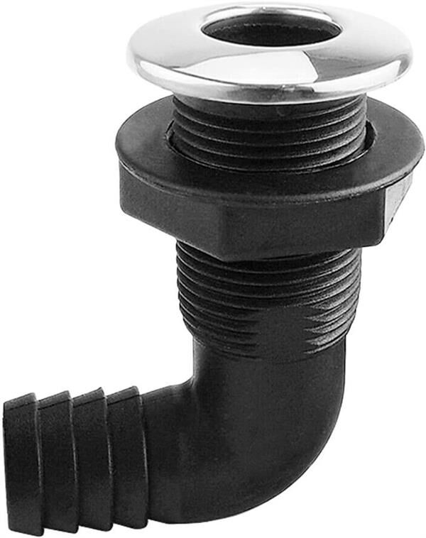 Plastik Firar, 90°. Pasl.Çelik Kafalı1.1/4''