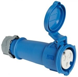 Marina Elektrik Fişi Monofaze Tip Dişi 32 Amper