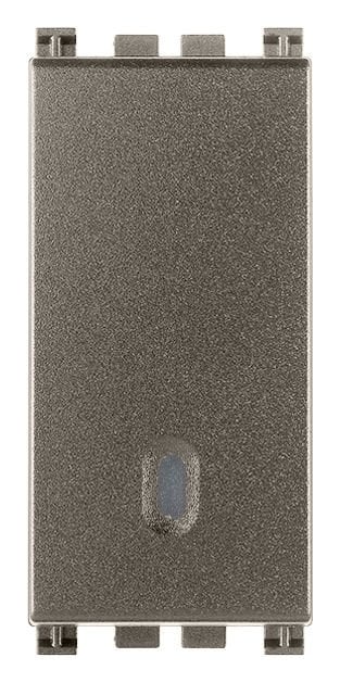 Vimar Arke 19008.M 1P NO 10A Light Buton Metal