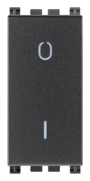 Vimar Arke 19015 2P 16AX 1 Yollu Anahtar Füme