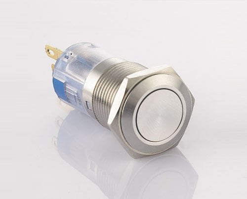 Tron Metal Yaylı Buton 16 mm J16-311-E 1NO+1NC