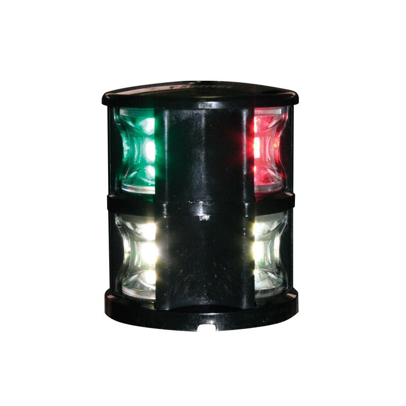 FOS LED 12 ÜÇ RENK & ÇAPA FENERİ, siyah