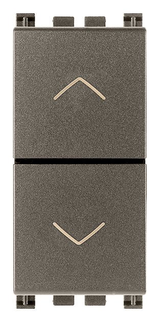 Vimar Arke 19062.M 2 No+No 10A Puşbuton Metal