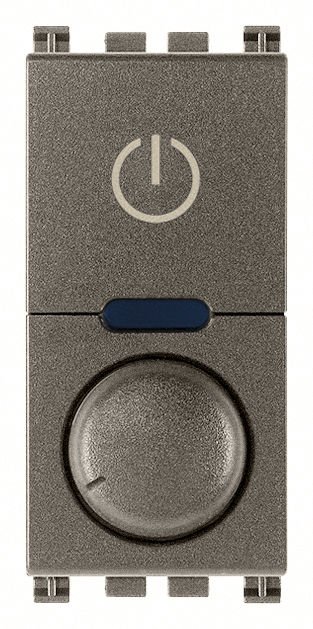 Vimar Arke 19136.1.M Universal Master Çevirmeli Dimmer 230V Metal