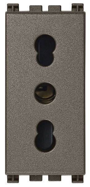 Vimar Arke 19203.M 2P+E 16A P17/11 Priz Metal