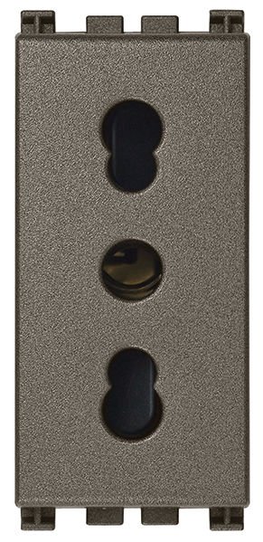 Vimar Arke 19203.M 2P+E 16A P17/11 Priz Metal