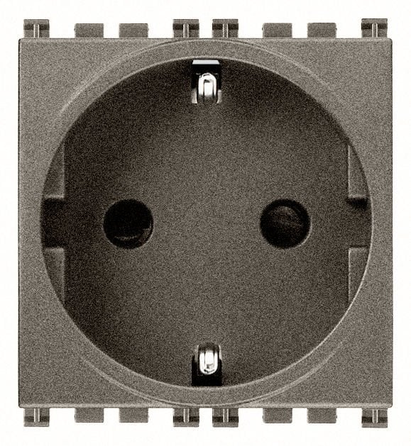 Vimar Arke 19208.M 2P+E 16A Alman Sıcury Priz Metal