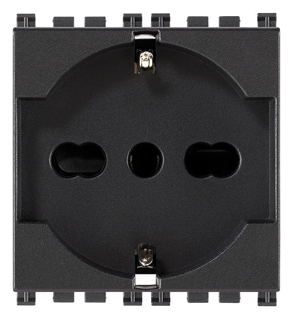 Vimar Arke 19210 2P+E 16A Universal Priz Füme