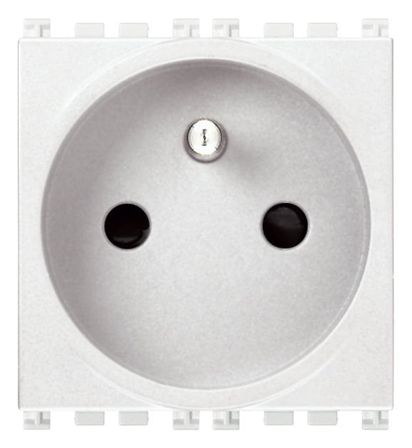 Vimar Arke 19212.B 2P+E 16A Fransız Std. Sıcury Topraklı Priz Beyaz