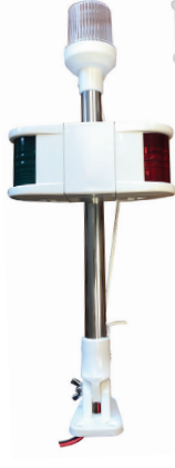 Kombine Bayrak Direği 40 cm 12 V - Ampul