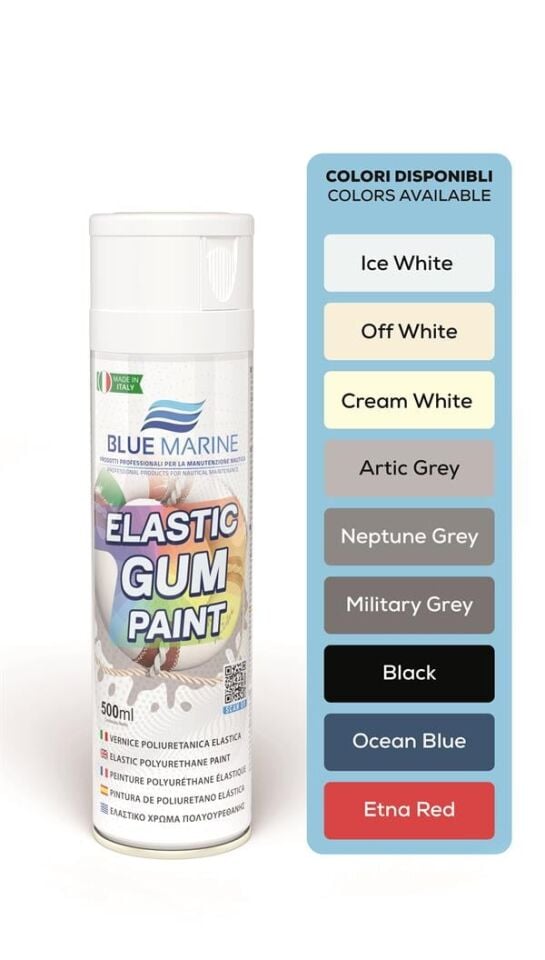 Blue Marine Pu Elastik Şişme Bot Boyası Siyah