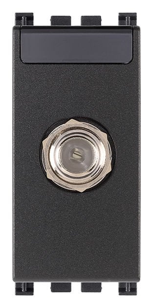 Vimar Arke 19318 F Tipi Dişi Soket Füme