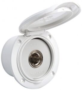 Gömme Su Çıkışı Beyaz Yuvarlak