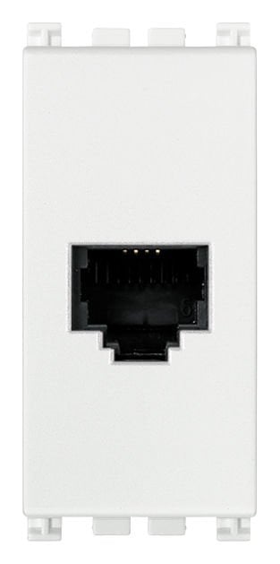 Vimar Arke 19320.B RJ11 Telefon Prizi 6/4 Beyaz