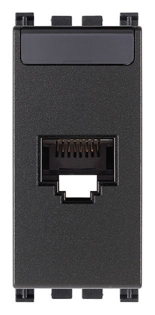 Vimar Arke 19339.13 RJ45 CAT6 Netsafe UTP Prizli Füme