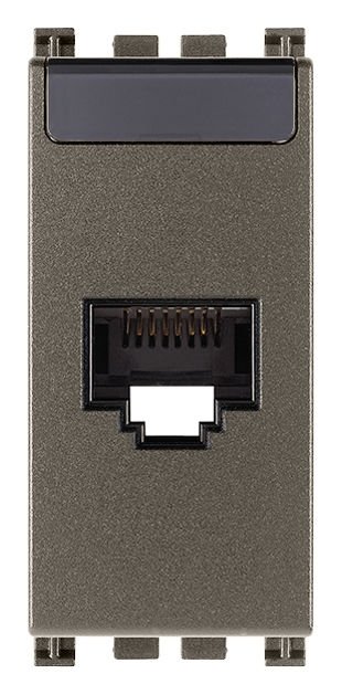Vimar Arke 19339.13.M RJ45 Cat6 Netsafe UTP Prizi Metal