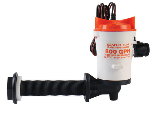 Seaflo Livar Pompası 800 gph 12 V 90 Derece