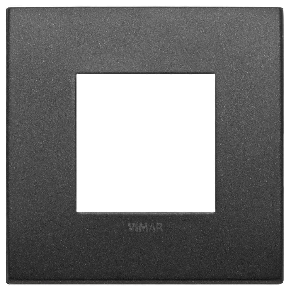Vimar Arke 19642.01 2M Classic Çerçeve Metalik Mat  Grafit Rengi