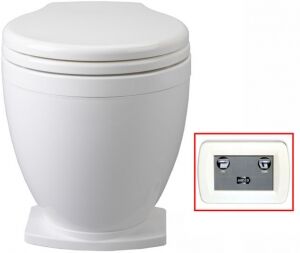 Jabsco Lite Flush Elektrikli Marin Tuvalet 24 Volt 58500-1024