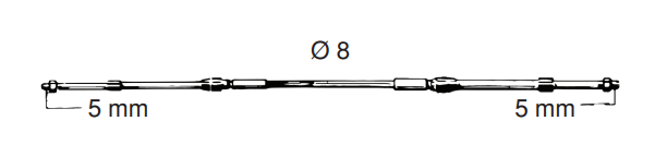C8-12 Feet (3.66 mt) Remote Control Teli