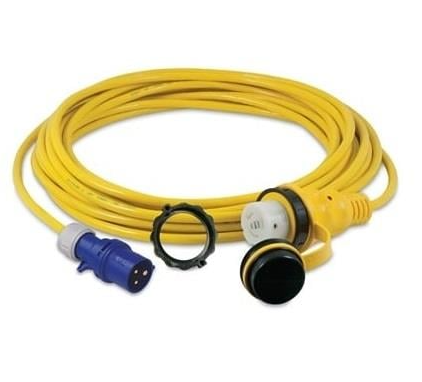 Marinco 220V 32A Sahil Besleme Kablosu Seti-15 Metre 4 mm