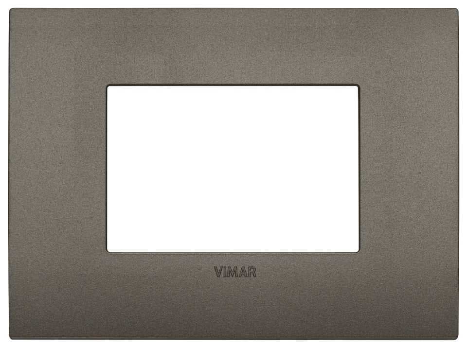 Vimar Arke 19653.80 3M Klasik Çerçeve Teknopolimer Metal