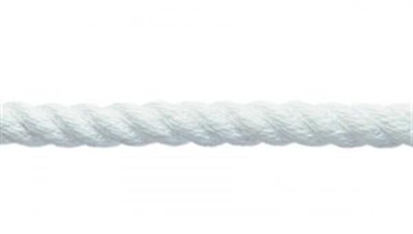 Beyaz polyester 8 kollu halat, 16mm