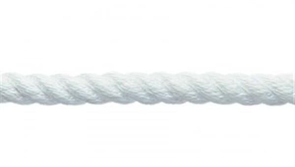 Beyaz polyester 8 kollu halat, 24mm