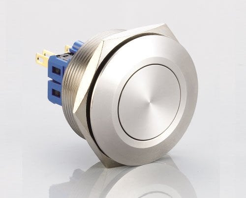 Tron Metal Buton Yaylı Krom J30-212 2NO+2NC