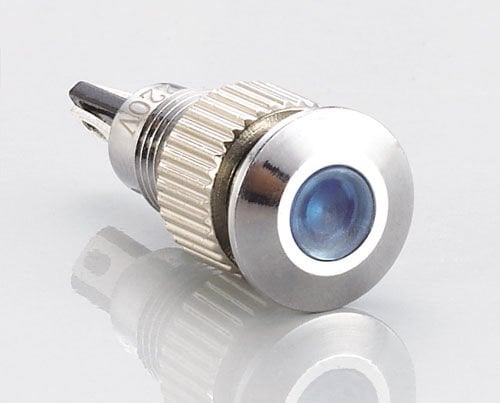 Tron Led Metal Sinyal Lambası Beyaz 6-24 V-DC J8-130P-WD