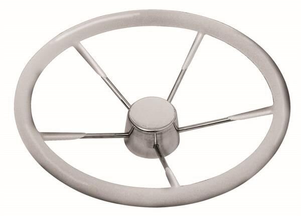 Dümen Simidi Paslanmaz Çelik Beyaz 34 Cm