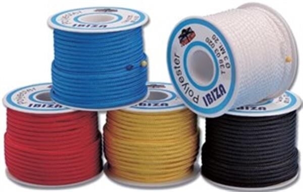 Trem polyester örgü halat MAVİ 3MMX20MT