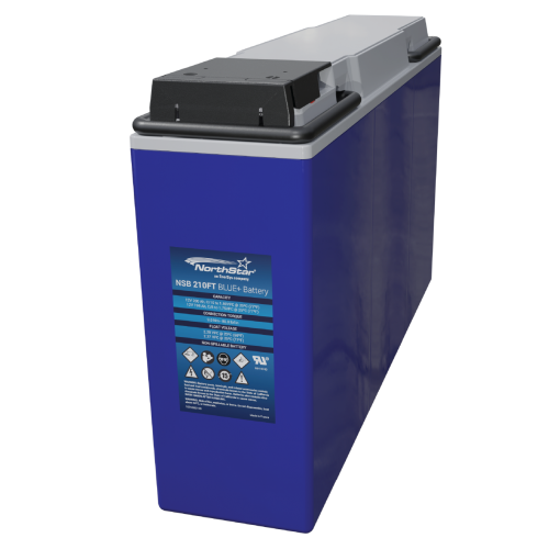 NorthStar NSB 210FT BLUE+ / 12V 210Ah Deep Cycle AGM Thin Plate Lead Carbon Marin Akü (559x126x327mm) Made in Usa by Enersys