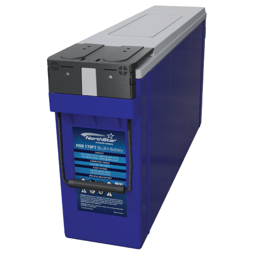 NorthStar NSB 170FT BLUE+ / 12V 170Ah Deep Cycle AGM Thin Plate Lead Carbon Marin Akü (561x124x283mm) Made in Usa by Enersys